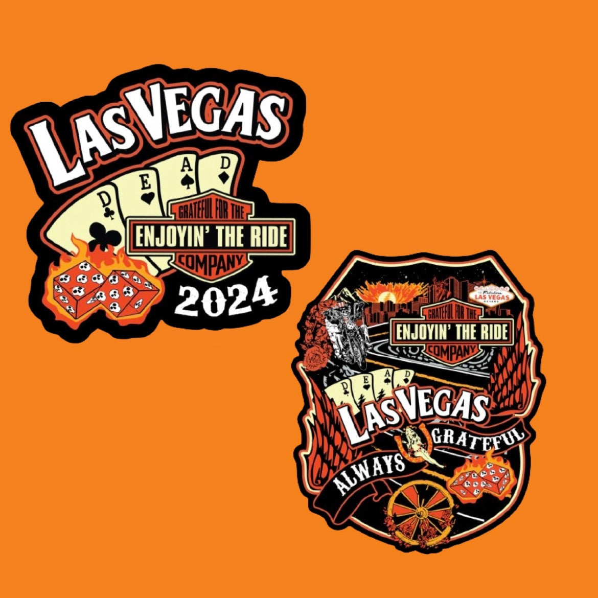 Dead in Vegas Sticker 2-Pack