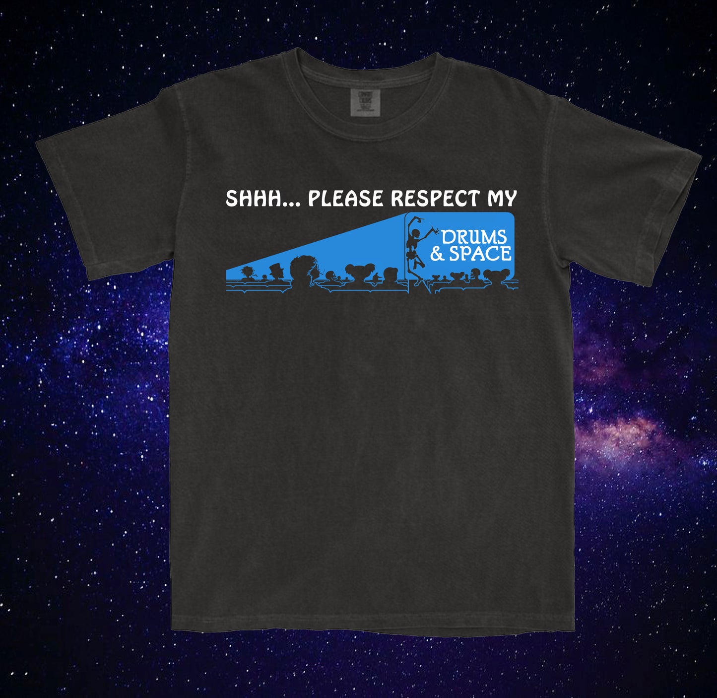 Please Respect My Drums & Space T-Shirt